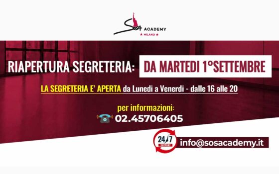 ORARI SEGRETERIA ORARI SEGRETERIA