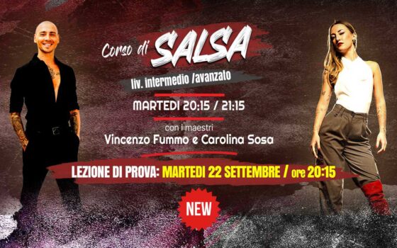 LEZIONE DI PROVA:MARTEDI 22 SETTEMBRE